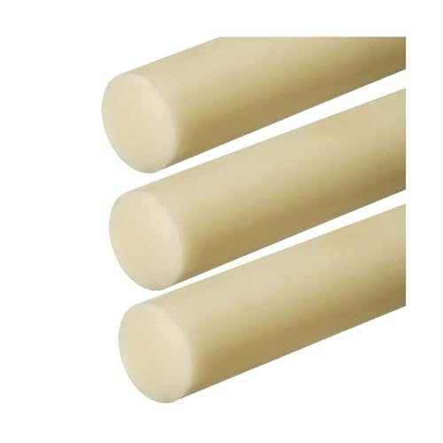 0.500 (1/2 inch) x 36 inches (3 Pack) ABS Plastic Round Rod Natural Durable Plastic Versatile Use DIY Metalwork Mechanical Industrial-Grade Material