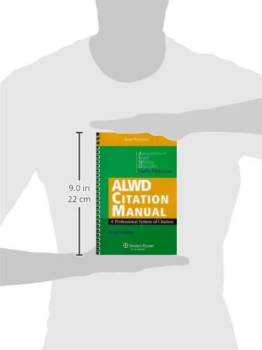 Alwd Citation Manual: A Professional System Of Citation 4E #TOP1