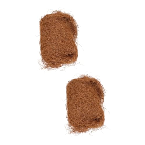 POPETPOP Kokosfasern Nestbau 2 STK Topf Aus Kokosfaser Hängende Pflanzgefäße Gartenpflanzer Kokoseinsatz Kokosfaser Für Vogelnest Faser-ersatz-Liner Liner-ersatz Hölzern Runder Korb Gemüse