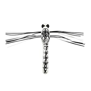 Lunkerhunt Dragonfly Fishing Lures | Most Realistic Weedless Fishing Lure | Great Top Water Fishing Lure with Double Skirted Wings | Perfect for Bass, Trouth and Pike, Weedless Bait