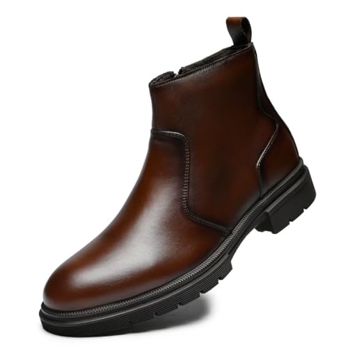 Image of Arkbird Men's Dress Boots Genuine Leather Ankle Boot for Men Classic Casual Oxford Style Footwear