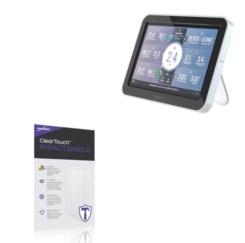 BoxWave Screen Protector Compatible with Davis Vantage Davis WeatherLink Console - ClearTouch ImpactShield (2-Pack), Impenetrable Screen Protector Flexible Film