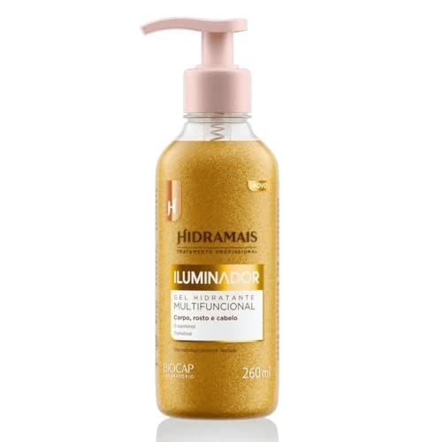 Body Shimmer Hidramais, Iluminador Multifuncional 260ml - Liquid Highlighter para Rosto e Corpo, Brilho e Hidratação Eficaz Body Shimmer Hidramais, Iluminador Multifuncional 260ml - Liquid Highlighter para Rosto e Corpo, Brilho e Hidratação Eficaz