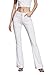 Hybrid & Company Womens Hyper Ultra Stretch Comfy Boot Cut Leg Flare Work Casual Pants P44879BL White L