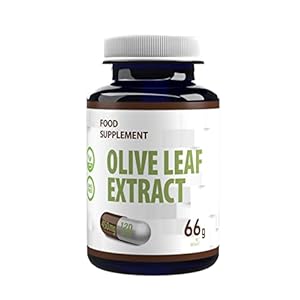 Olijfbladextract 450mg 120 Vegan Capsules met 40% Oleuropein – 180 mg, Immuunsysteem, Antioxidant, Rijk aan Polyfenolen