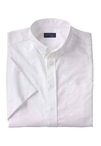 KingSize Men's Big & Tall Tall Wrinkle-Free Short-Sleeve Oxford Dress Shirt