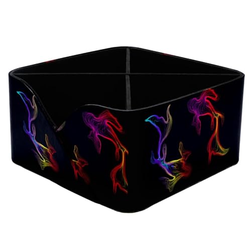 Organiseur rectangulaire poissons rouges à compartiments multiples pour rangement fluide