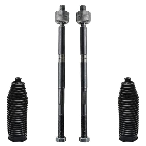 Image of Detroit Axle - Front Struts w /Coil Springs Sway Bar End Links Outer Inner Tie Rods Boots Replacement for 2013-2016 Dodge Dart Limited - 10pc Set
