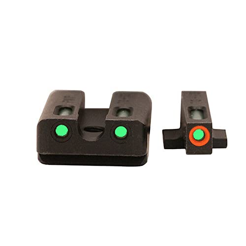 Image of Truglo TFX PRO Handgun Sight, Glowing Shock Proof Tritium and Fiber Optic Night Sight for Handguns, Compact, Durable, and Snag Free Sight