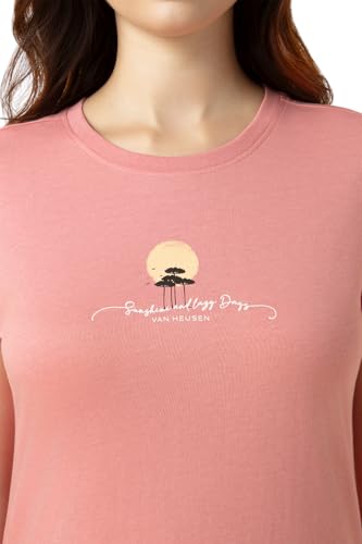 Image of Van Heusen Women's Cotton Regular Fit T-Shirt