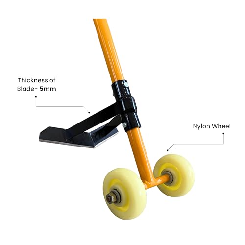 Image of Hectare Wheel Weeder for Gardening & Farming | Manual Hand Push Weeding Tool | Heavy Duty Garden Weeder for Soil Loosening, Weed Removal & Intercultivation