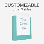 Cardinal 3 Ring Binders, Binders for School and Office, Durable 1.5 Inch, Round Rings, Holds 350 Sheets, ClearVue Presentation View, Non-Stick, Assorted Tropical Colors, 4 Pack (79558)