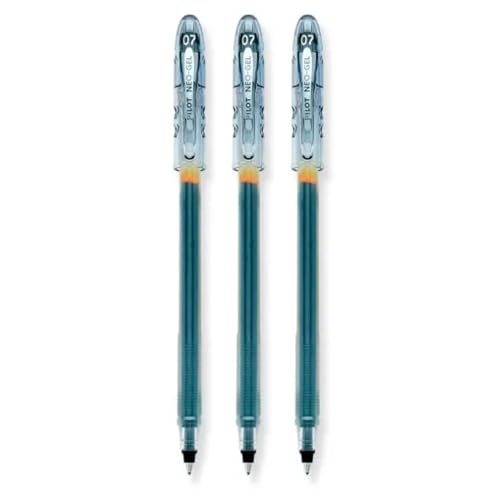 Neo-Gel Gel Stick Pens 0.7mm Tinta Negra 3 Pack