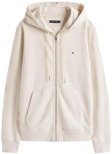 Sweat à capuche zippé homme en polaire chaude veste sport Tommy