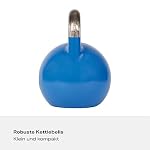 Powrx Kettlebell Kugelhantel Competition Wettkampf 4-48 kg (1x Blau 12 kg) – Bild 3