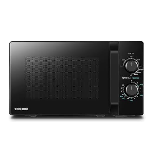Toshiba MW2-MG20PF(BK)/GE Microwave Oven with Crispy Grill & Combination Function, 5 Power Levels, 1000 W Grill Power, Black