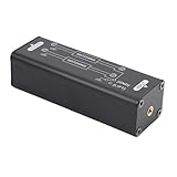 Jelquix Brumm-Eliminator, Erdungsschleifen-Geräusch-Isolator, 3,5-mm-Gehäuse aus Aluminiumlegierung, Passiver Geräuschfilter für Lautsprecher, Heim-Theater, E-Gitarren, Klaviere, Plug & Play