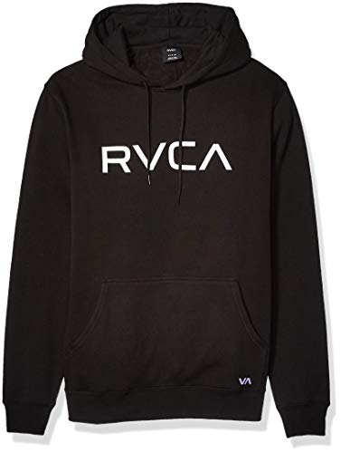 RVCA Men's Big Hoodie Black Large