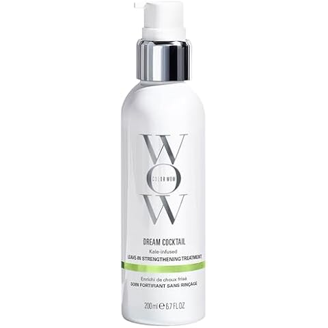 COLOR WOW Dream Cocktail Kale Infused Leave-in Treatment – for fragile, damaged hair | Reduce hair breakage by 50% in a single use | Powerful heat protectant Cover