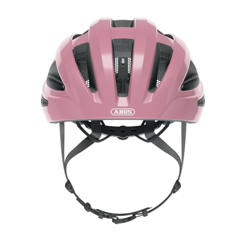 ABUS Rennradhelm Macator - sportiver Fahrradhelm für Einsteiger - auch für Zopfträger/-innen - für Damen und Herren - Rosa Glänzend, Größe L – Ansicht 2