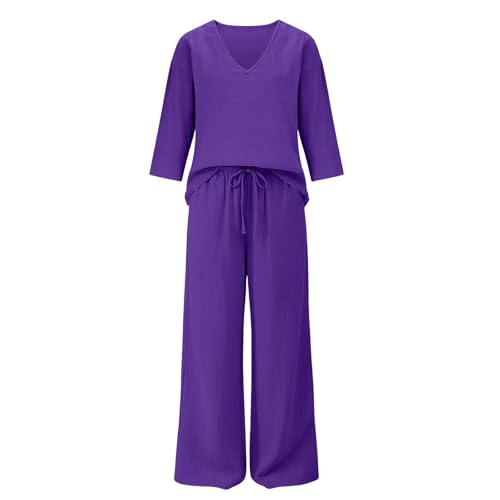 Ropa de playa y vacaciones con este conjunto de pantalón ancho cómodo 5