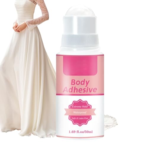 jamgeery Adhesivo Corporal para Ropa | Pegamento de para Piel y Prendas | Cinta Líquida Invisible Antisudor Para Sostener Medias Leotardos Pelucas Manga Tirantes Y Disfraces