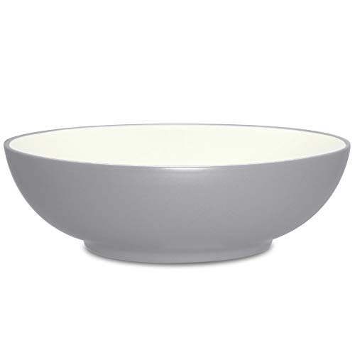 Noritake Colorwave Slate Bowl, Large Round Vegetable, 9 1/2", 64 oz in Grey/Slate