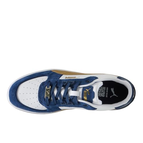 Image of PUMA Mens Caven 2.0 Lux Sd Lace Up Sneakers Shoes Casual - White