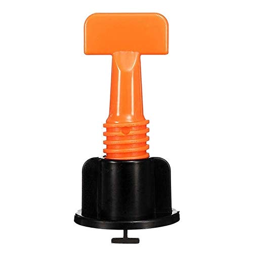 L 100pcs Strumenti per la costruzione della parete del pavimento in ceramica piana 100pcs Sistema di livellamento di piastrelle riutilizzabili Kit sistema di livellamento Kittile per piastrelle