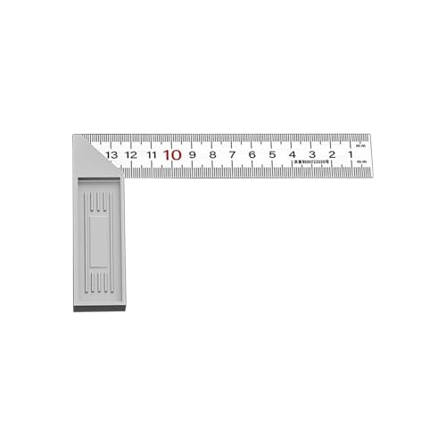 大工の建築家のための人間工学に基づいたデザインを備えた高正確な測定ツール分度器の正方形の直角ルーラー学生構造測定機器
