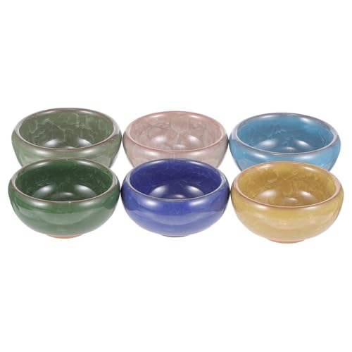 Set de 6 tazones cerámicos para aceites esenciales miniatura 1
