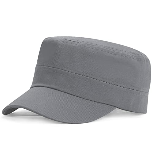 Gorra Militar Clásica Unisex Con Parte Superior Plana, Gorra Lisa, Gorras Deportivas Militares De Moda Ajustables, Gorra De Cadete, Sombreros Transpirables Para Exteriores Gris Gorra Militar Clásica Unisex Con Parte Superior Plana, Gorra Lisa, Gorras Deportivas Militares De Moda Ajustables, Gorra De Cadete, Sombreros Transpirables Para Exteriores Gris