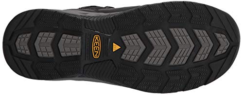 KEEN Utility Men's Atlanta Cool 2 Low Steel Toe Work Shoe, Black/Dark Shadow, 10.5 Medium US