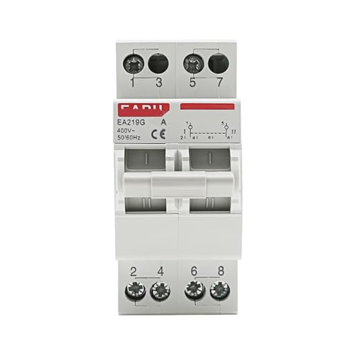 Interruptor de transferencia manual MTS 2P 63A para asegurar la energía del hogar con generador