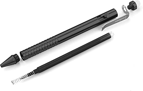 SMOOTHERPRO Erasable Ballpoint Pen Compatible with Pilot FriXion Refill Stainless Steel Pen for Office School Business Color Black(SSF020) - Image 3