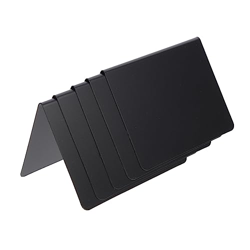 Veemoon 10 piezas Pizarra de Escritorio Mini Reutilizable con Marcador de Tiza Tablero de Mensajes para Tiendas Fiestas y Exhibiciones Etiquetas para y