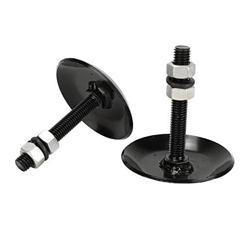 Juego de Patines de Arado con Recubrimiento de Polvo Negro de 2 Piezas 2873423 de Repuesto para Material de Acero Inoxidable ATV UTV