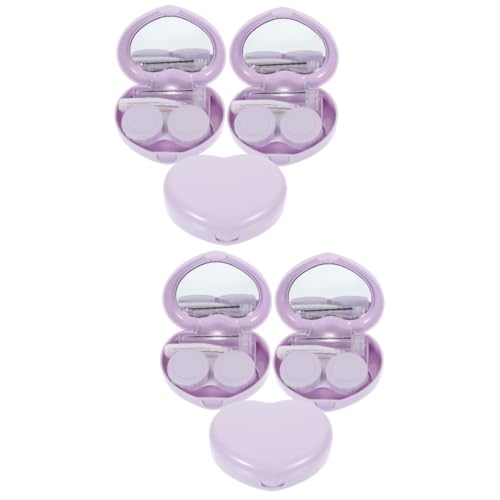 6 Set custodia per lenti a contatto da viaggio per organizer per la conservazione degli occhiali porta a da donna contenitore per a pp