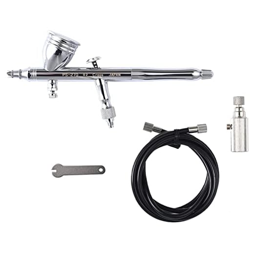 ＭＲ．ＨＯＢＢＹ＼ミスターホビー PS270 Procon Boy FWA, Double Action Platinum 0.2, Pistola de Aerógrafo, Para Arte, Ilustración, Modelismo, Modelos en Miniatura Boquilla de 0,2 mm Vaso de 10 ml Cromo Acero Inoxidable