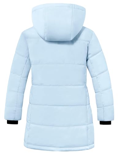 ZSHOW Girl's Winter Coats Hooded Outerwear Puffer Jacket Waterproof Warm Long Parka2