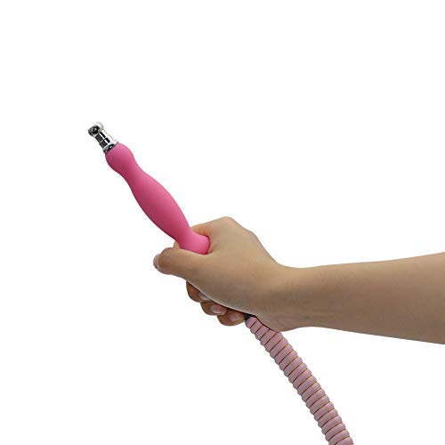 Hookah Hose Shisha Washable Soft Touch Rubber Handle Metal Alloy Tip Leather Wrapped 72'' Shisha Hookah Hose Perfect Fit All Hookah Set - Image 3