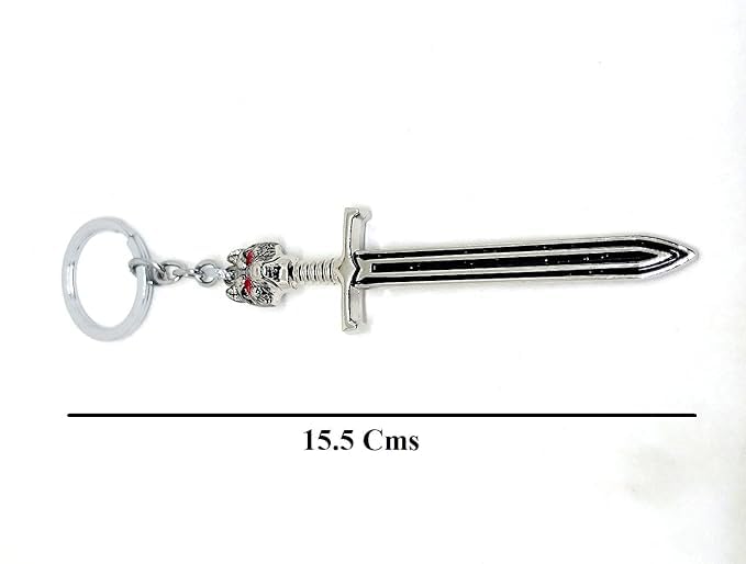 Image of M I K Valerian Steel Sword John Snow Longclaw Keychain For Cars, Bike & Home Keys 15.5CM