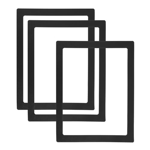 Cadre magnétique PATIKIL noir pour protéger vos photos des rayures sur le frigo