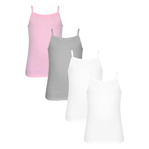 Catálogo de Camisetas interiores deportivas para Niña favoritos de las personas. 47 Hanes Ropa Interior para Niña Camiseta para niñaPaquete de 4 Piezas