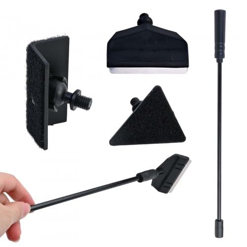 Daleweo Nettoyeur 3-en-1 pour Aquarium avec Lame en Acier Inoxydable, Manche Démontable et...