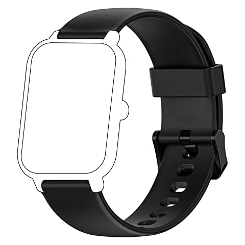 IOWODO Watch Band for R5, R3 Pro, R3 ,R2 Replacement Straps Compatible with IOWODO R3Pro, X2 Smart Watch, Chofit Soft Sport Breathable Silicone Wristband Band Cover