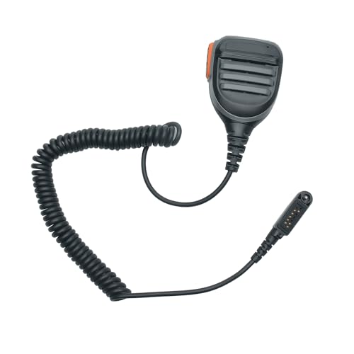 TDYU Shoulder Speaker Mic Handheld Microphone PTT for Hytera HYT PD600 PD602 PD605 PD662 PD665 PD680 PD682 PD685 X1p X1e Walkie Talkie Radio