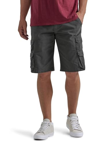 Wrangler Authentics Męskie szorty Premium Twill Cargo, Antracyt diagonal, 33W
