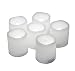 Candle Choice Set of 6 Votive Flameless Candles with Timer, 400-hour Battery Life