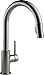 Delta Faucet Trinsic Touch Kitchen Faucet, Black Stainless Kitchen Faucets with Pull Down Sprayer, Kitchen Sink Faucet, Touch Faucet for Kitchen Sink, Touch2O Technology, Black Stainless 9159T-KS-DST